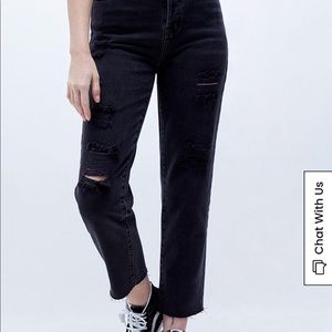 PacSun Black Straight Jeans